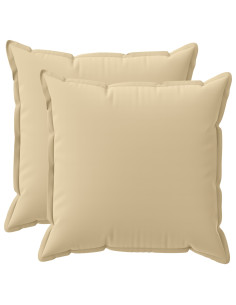 Federa 2 pz HOUTEN Beige 65 x 65 cm Poliestere