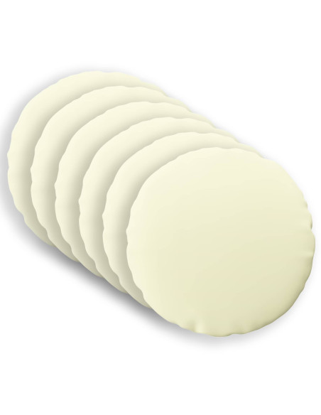 Federa 6 pcs HEERLEN Crema Ø 50 cm Poliestere