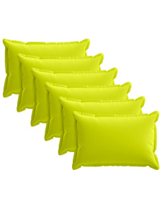 Federa 6 pz HOUTEN Verde brillante. 40 x 60 cm Poliestere