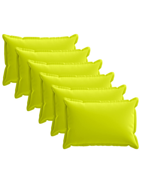 Federa 6 pz HOUTEN Verde brillante. 40 x 60 cm Poliestere