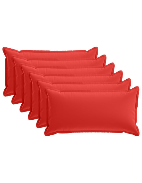 Federa 6 pz HOUTEN Rosso 40 x 70 cm Poliestere