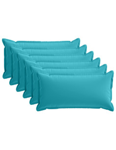 Federa 6 pz HOUTEN Turchese 40 x 70 cm Poliestere