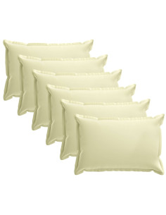 Federa 6 pz HOUTEN Crema 40 x 60 cm Poliestere