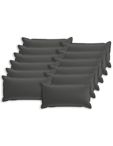 Federa 12 pz HOUTEN Antracite 40 x 80 cm Poliestere
