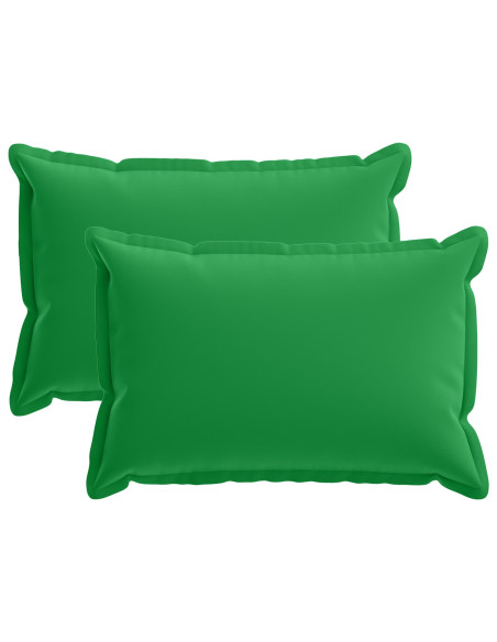Federa 2 pz HOUTEN Verde 40 x 60 cm Poliestere