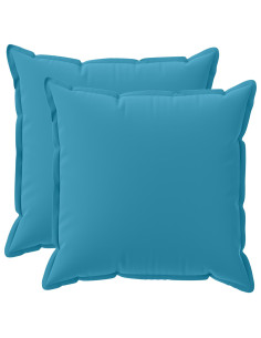Federa 2 pz HOUTEN Azzurro 65 x 65 cm Poliestere
