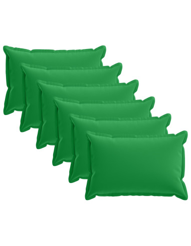 Federa 6 pz HOUTEN Verde 40 x 60 cm Poliestere