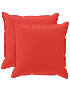 Federa 2 pz HOUTEN Rosso 65 x 65 cm Poliestere
