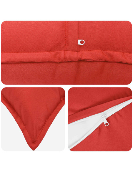Federa 6 pz HOUTEN Rosso 40 x 70 cm Poliestere