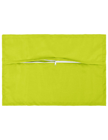 Federa 2 pz HOUTEN Verde brillante. 40 x 60 cm Poliestere