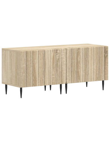 Mobile TV LED a 5 pezzi Rovere Sonoma Legno ingegnerizzato