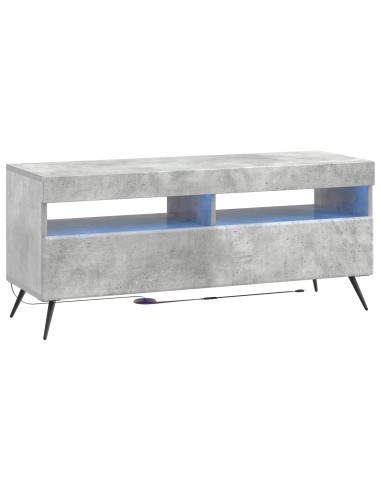 Mobile TV LED a 5 pezzi Grigio Cemento Legno ingegnerizzato