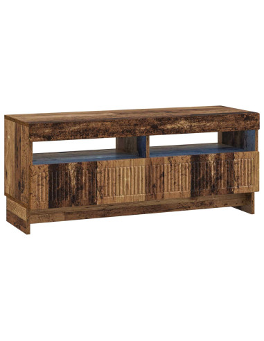 Mobile TV LED a 5 pezzi Legno antico Legno ingegnerizzato