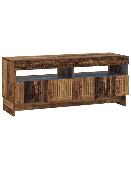 Mobile TV LED a 5 pezzi Legno antico Legno ingegnerizzato