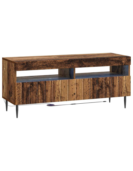 Mobile TV LED a 5 pezzi Legno antico Legno ingegnerizzato