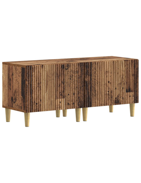 Mobile TV LED a 5 pezzi Legno antico Legno ingegnerizzato
