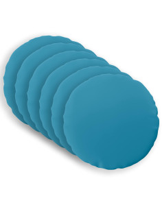 Federa 6 pcs HEERLEN Azzurro Ø 60 cm Poliestere