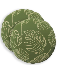 Federa 2 pcs HEERLEN Design a foglia Ø 60 cm Poliestere