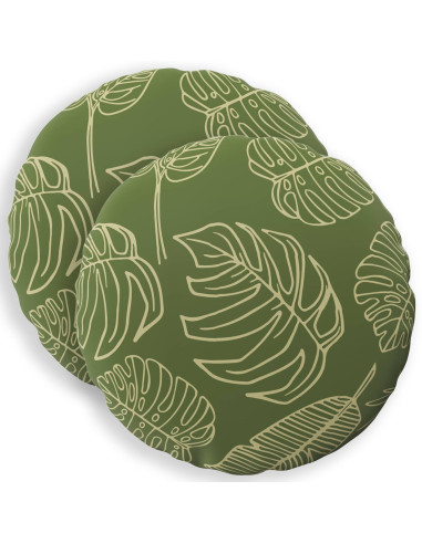 Federa 2 pcs HEERLEN Design a foglia Ø 60 cm Poliestere