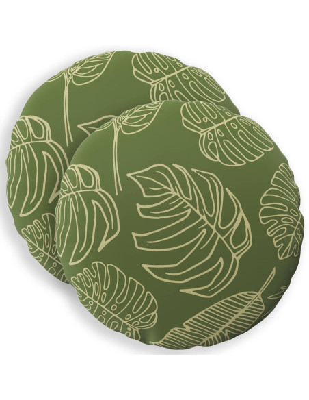 Federa 2 pcs HEERLEN Design a foglia Ø 60 cm Poliestere