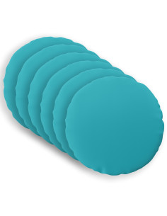 Federa 6 pcs HEERLEN Turchese Ø 50 cm Poliestere