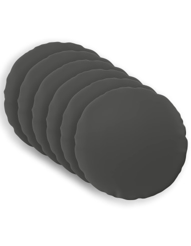 Federa 6 pcs HEERLEN Antracite Ø 60 cm Poliestere