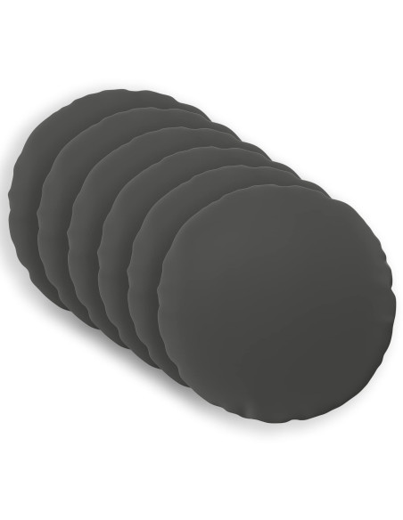 Federa 6 pcs HEERLEN Antracite Ø 60 cm Poliestere