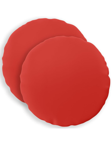 Federa 2 pcs HEERLEN Rosso Ø 60 cm Poliestere