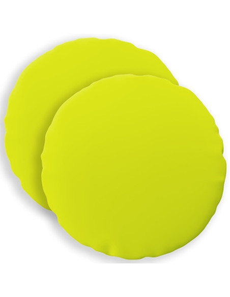 Federa 2 pcs HEERLEN Verde brillante. Ø 60 cm Poliestere