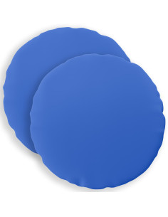 Federa 2 pcs HEERLEN Blu Reale Ø 60 cm Poliestere