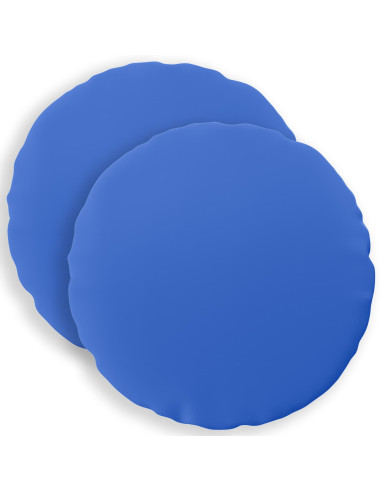 Federa 2 pcs HEERLEN Blu Reale Ø 60 cm Poliestere