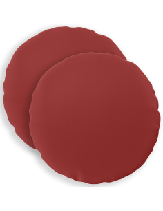 Federa 2 pcs HEERLEN Rosso Vino Ø 60 cm Poliestere