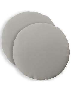 Federa 2 pcs HEERLEN Grigio Ø 60 cm Poliestere