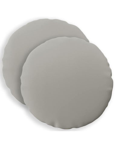 Federa 2 pcs HEERLEN Grigio Ø 60 cm Poliestere