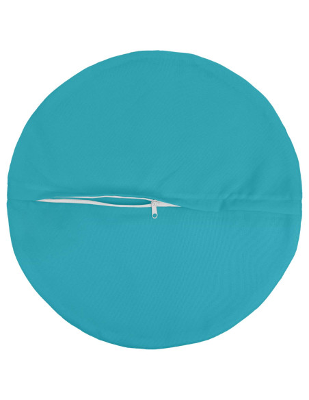 Federa 2 pcs HEERLEN Turchese Ø 50 cm Poliestere