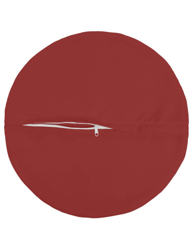 Federa 2 pcs HEERLEN Rosso Vino Ø 50 cm Poliestere