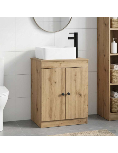 Set di mobili per il bagno Rovere Artigianale