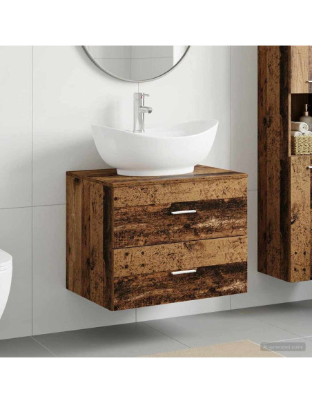 Set di mobili per il bagno Legno antico Legno ingegnerizzato