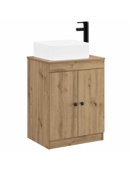 Set di mobili per il bagno Rovere Artigianale