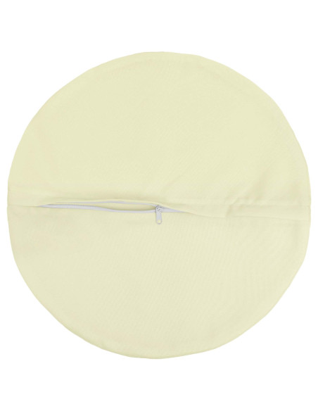 Federa 2 pcs HEERLEN Crema Ø 60 cm Poliestere