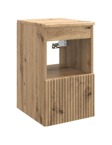 Set di mobili per il bagno 5 pz Rovere Artigianale