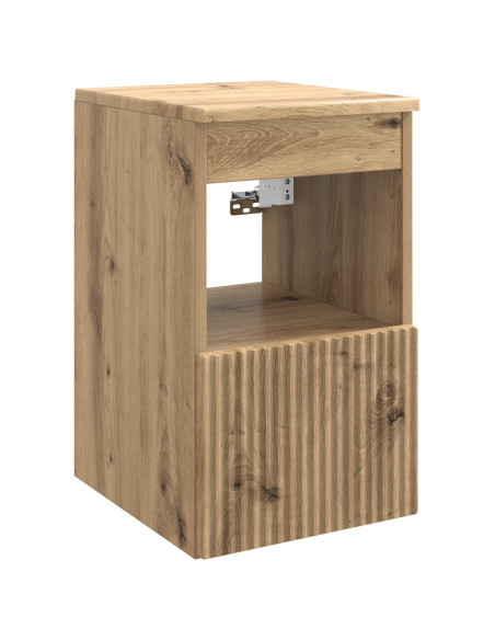 Set di mobili per il bagno 5 pz Rovere Artigianale
