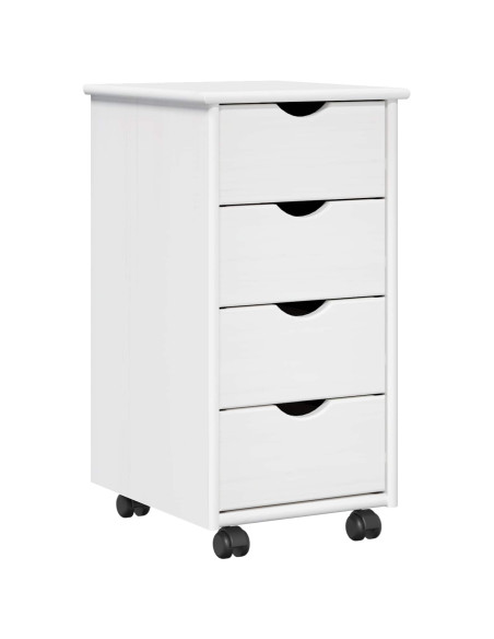 Set di Scrivania e Armadietto 2 pz Bianco
