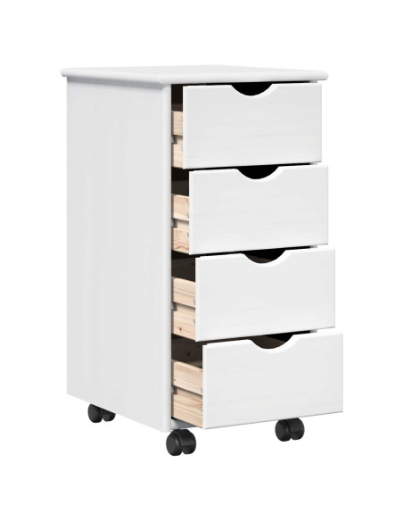 Set di Scrivania e Armadietto 2 pz Bianco
