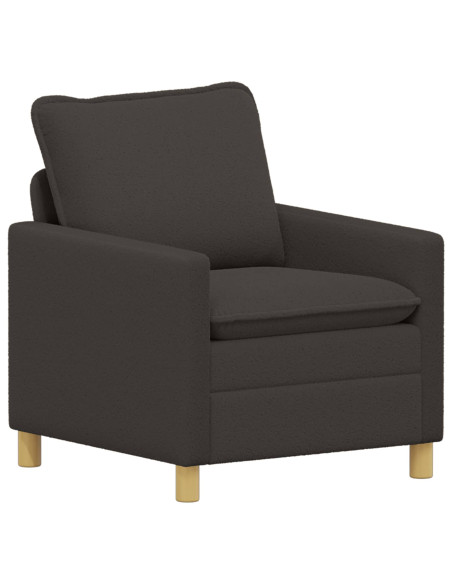 Set di divani 2 pz Grigio Scuro Tessuto