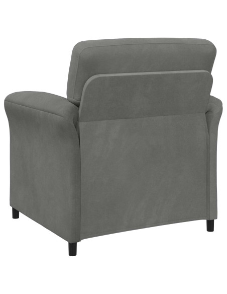 Set di divani 2 pz Grigio Scuro Velluto