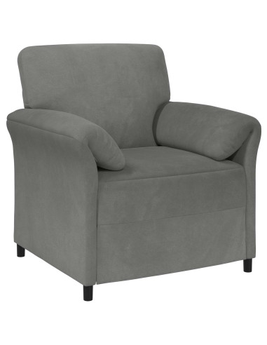 Set di divani 2 pz Grigio Scuro Velluto