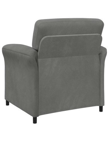 Set di divani 2 pz Grigio Scuro Velluto