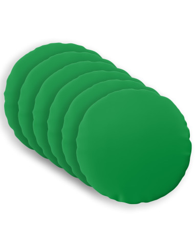 Federa 6 pcs HEERLEN Verde Ø 50 cm Poliestere