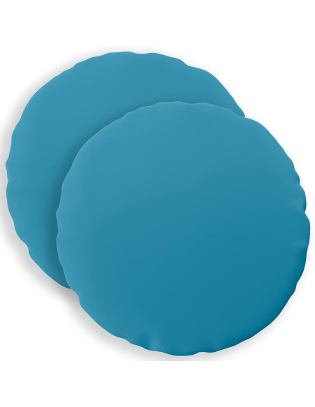Federa 2 pcs HEERLEN Azzurro Ø 50 cm Poliestere